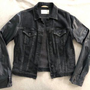 Rag & Bone denim and leather jacket